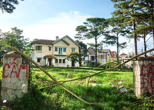 Hàng trăm ha dự án